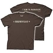 Firefly Browncoat Aim To Misbehave T-Shirt